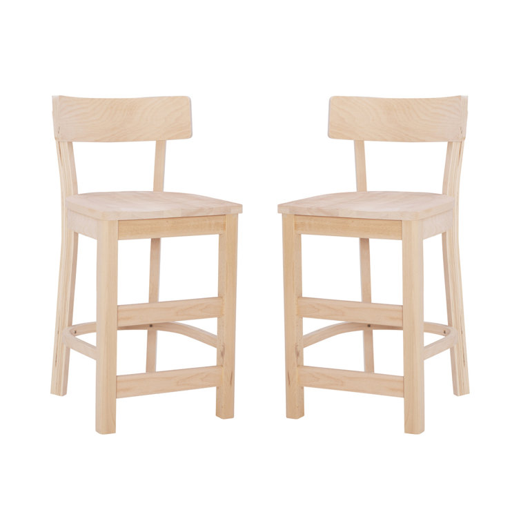 MyModon Mitch Counter Stool Unfinished Wayfair
